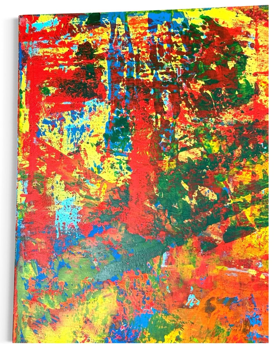Dipinti: Buntes abstraktes Gemälde, Original 100x100 cm – Nuovo e nell'imballaggio originale da Berikon venduto da home-artsch 7