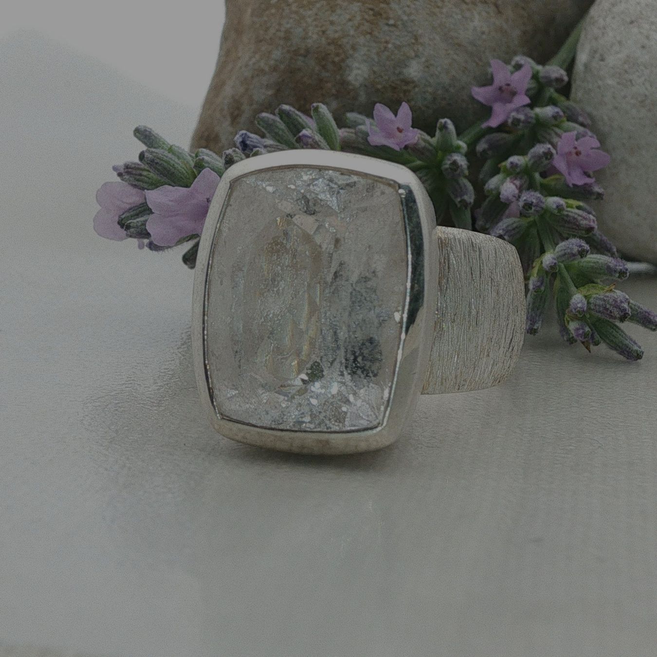 Olga Ribler Anelli: Unikate Silber Ring 925 Grösse 56 mit Beryll – Nuovo (secondo la descrizione) da Luzern venduto da Schmuckoutlet 4