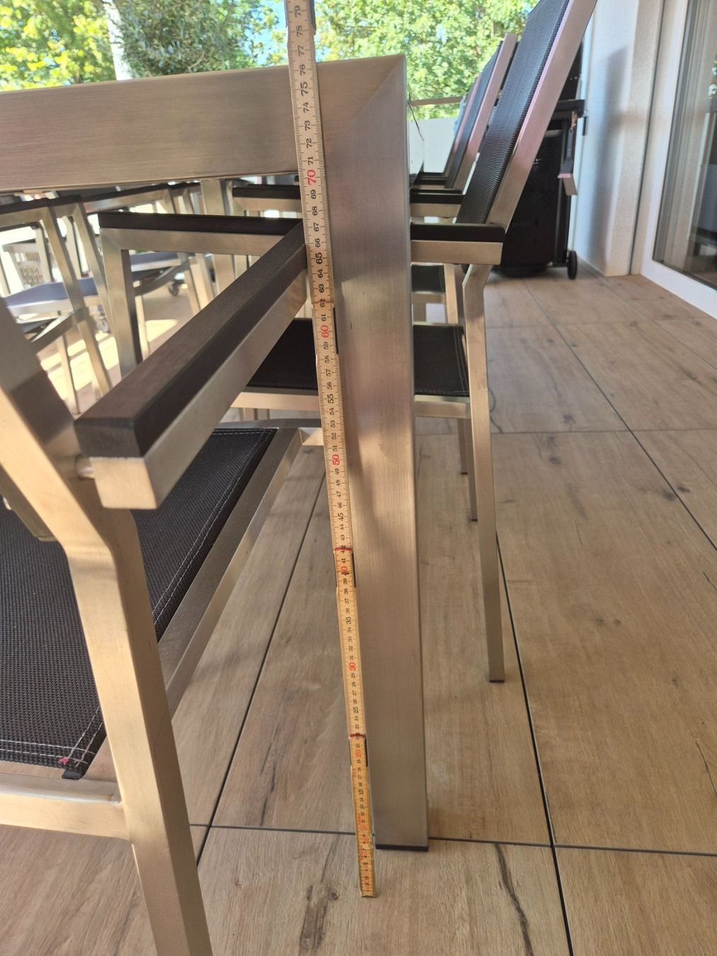 Tavoli: Edelstahl Granittisch 240cm – Usato da Lütisburg venduto da urbsus 3