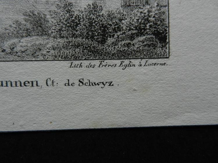 Gravures: Brunnen am Vierwaldstättersee – D'occasion à Risch par Rischli15 9
