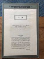 Kalender Winterthur Versicherungen 1953