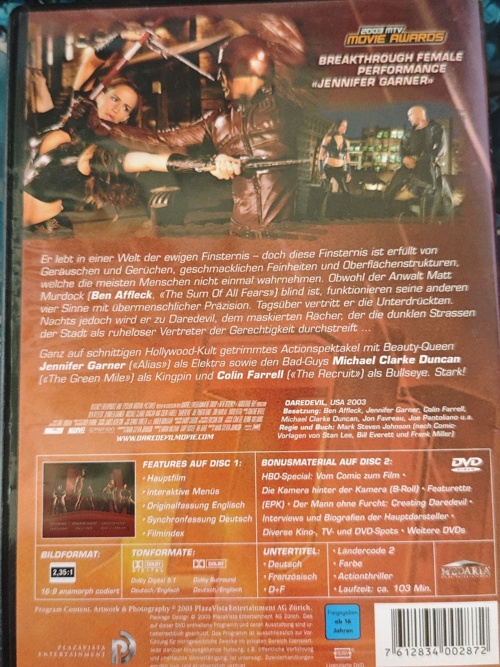 Tutti i DVDs: Daredevil  – Usato da Laufenburg venduto da grossrto 1