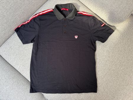Bally Golf Poloshirt - Schwarz, Grösse 48