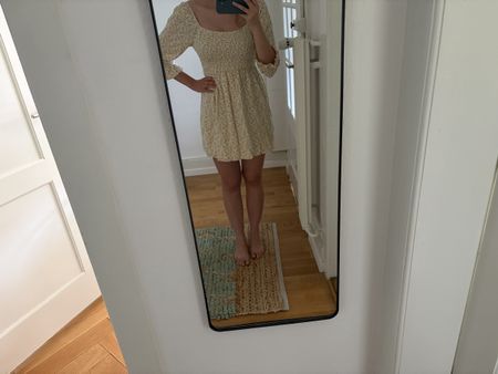 gelbes Sommerkleid von Hollister in Grösse S