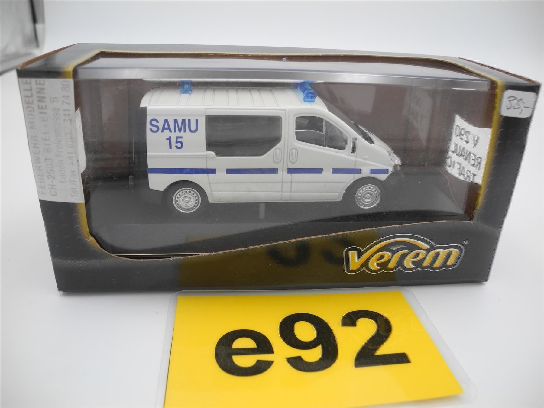 Renault Modellini d'auto: Verem V290 Renault Trafic, Nr. e92 – Nuovo e nell'imballaggio originale da Kottwil venduto da Crazyrolf 1