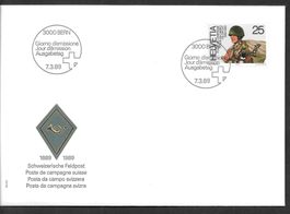 FDC 770 100 Jahre Feldpost ET 7.3.1989