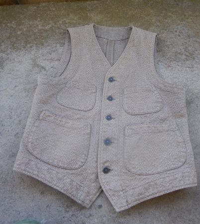 Vintage  Workwear Weste  Gilet  Gr.  L