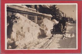 Carte  1930 / Traineau, rue de la Paix - Chaux de Fonds 19