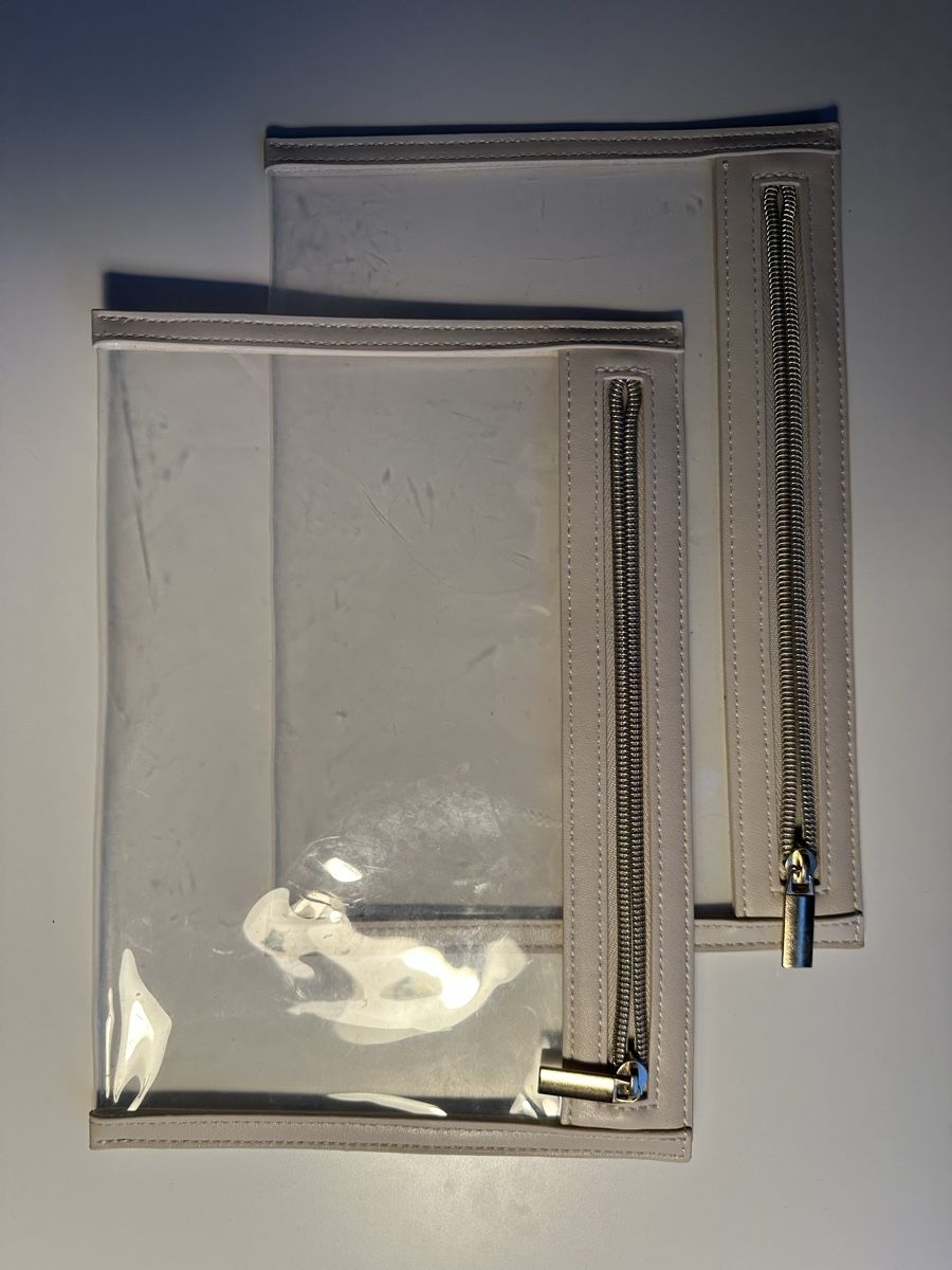 Custodie per cosmetici: Edle Kosmetiktasche transparent mit Zipper – Usato da Hergiswil NW venduto da kaufe_at_kaufmann 2