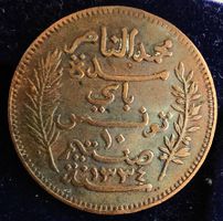 TUNESIEN 10 CENTIMES 1334/1916