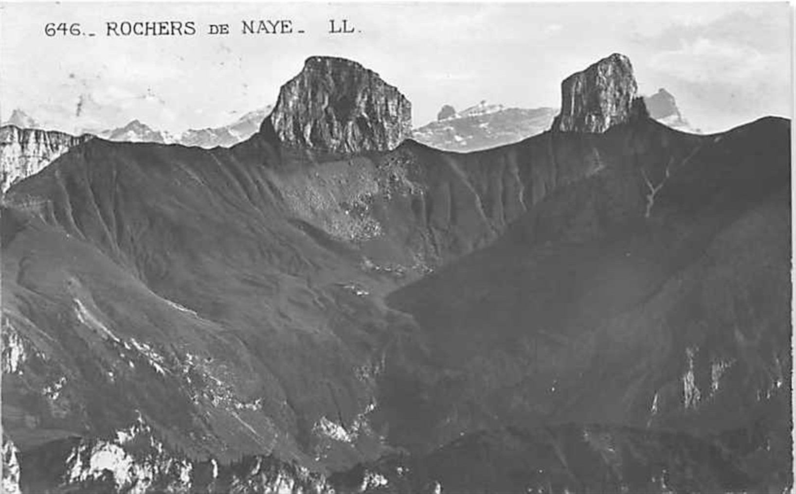 Ansichtskarten: Rochers de Naye – Gebraucht aus Ottikon b.Kemptth. von Neptun1974