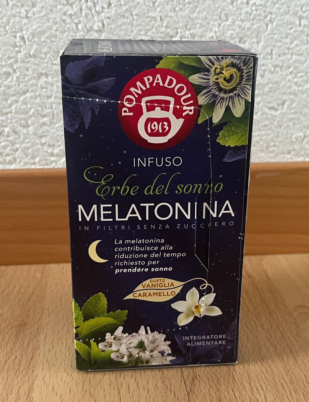 Cibi & Specialità: 16 Teebeutel, POMPADOUR, MELATONINA – Nuovo (secondo la descrizione) da Zürich venduto da fbsm 2
