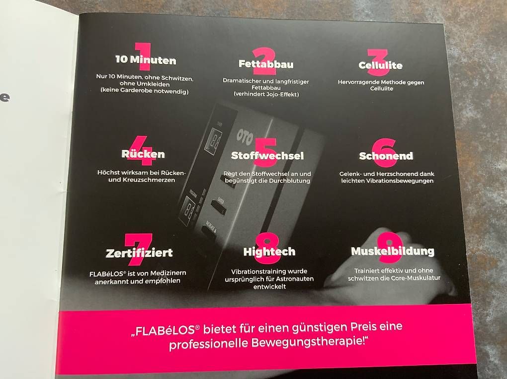 Hometrainer: Flabélos  - Vibrationsgerät – Gebraucht aus Bévilard von bluedolphin 4