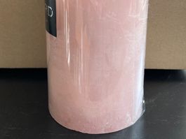 Neu Kerzen Altrosa/gefrostet/9x14cm/XXL/Neu/OVP