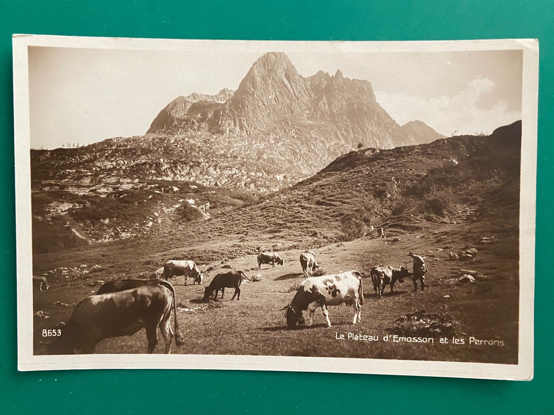 Cartoline postali: Le Plateau d'Emosson – Usato da Steg VS venduto da _vinci_