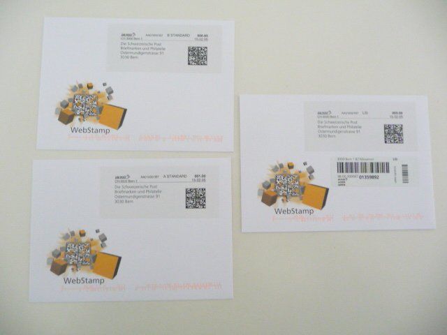 Tutti i francobolli: 2005  PC-Frankierung  WebStamp – Nuovo e nell'imballaggio originale da Kloten venduto da zimboida