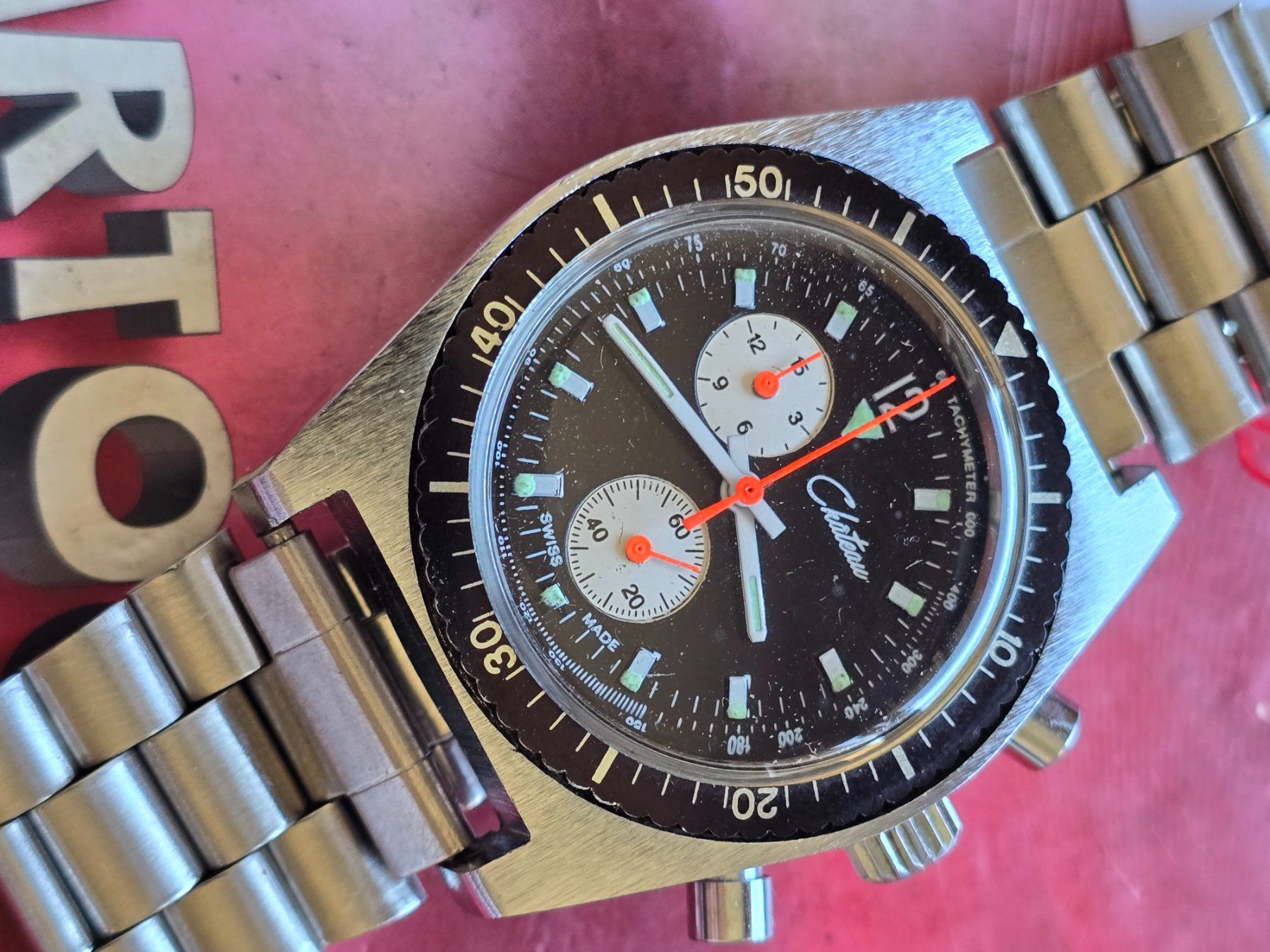 Tissot Orologi: 213 Chateau Chronograph Cal EB 8420 wunderschoen – Usato da Muri AG venduto da Corredor 9