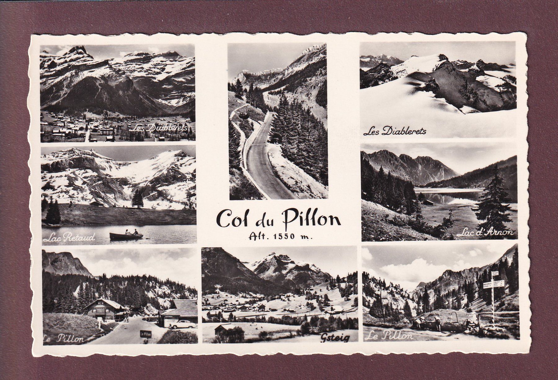 Cartes postales: COL DU PILLON - 8 images – D'occasion à Pully par nicecards