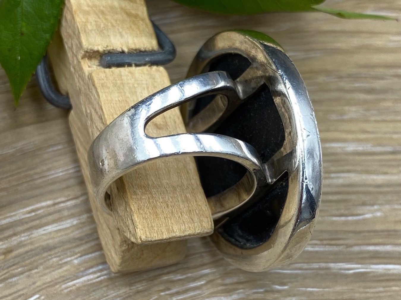 Ringe: Bague camé, en argent, onyx et nacre – Gebraucht aus Agiez von Beve15 2