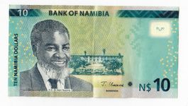 Banknote Namibia, 10 Dollars, 2021