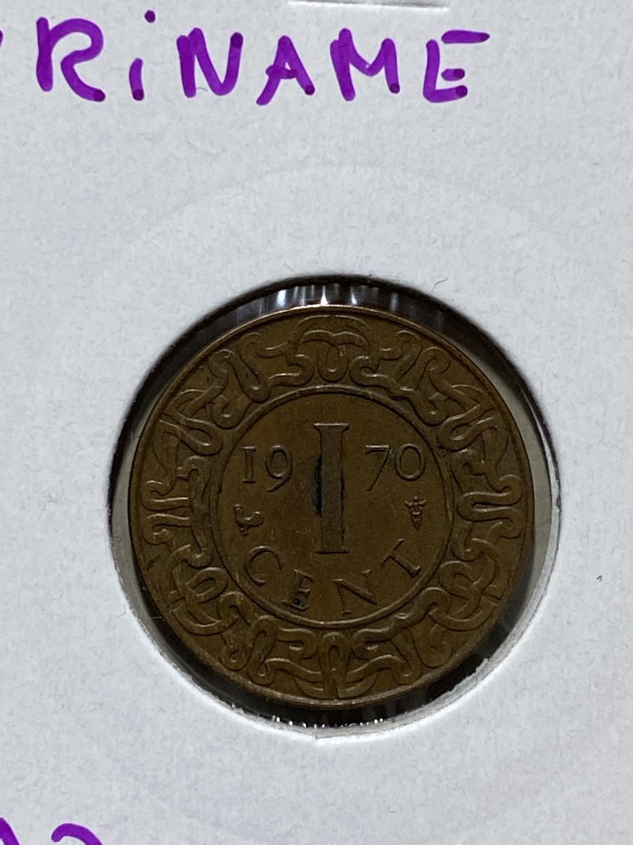 Toutes les monnaies: Suriname - 1 cent - 1970 – D'occasion à Payerne par Mike1682