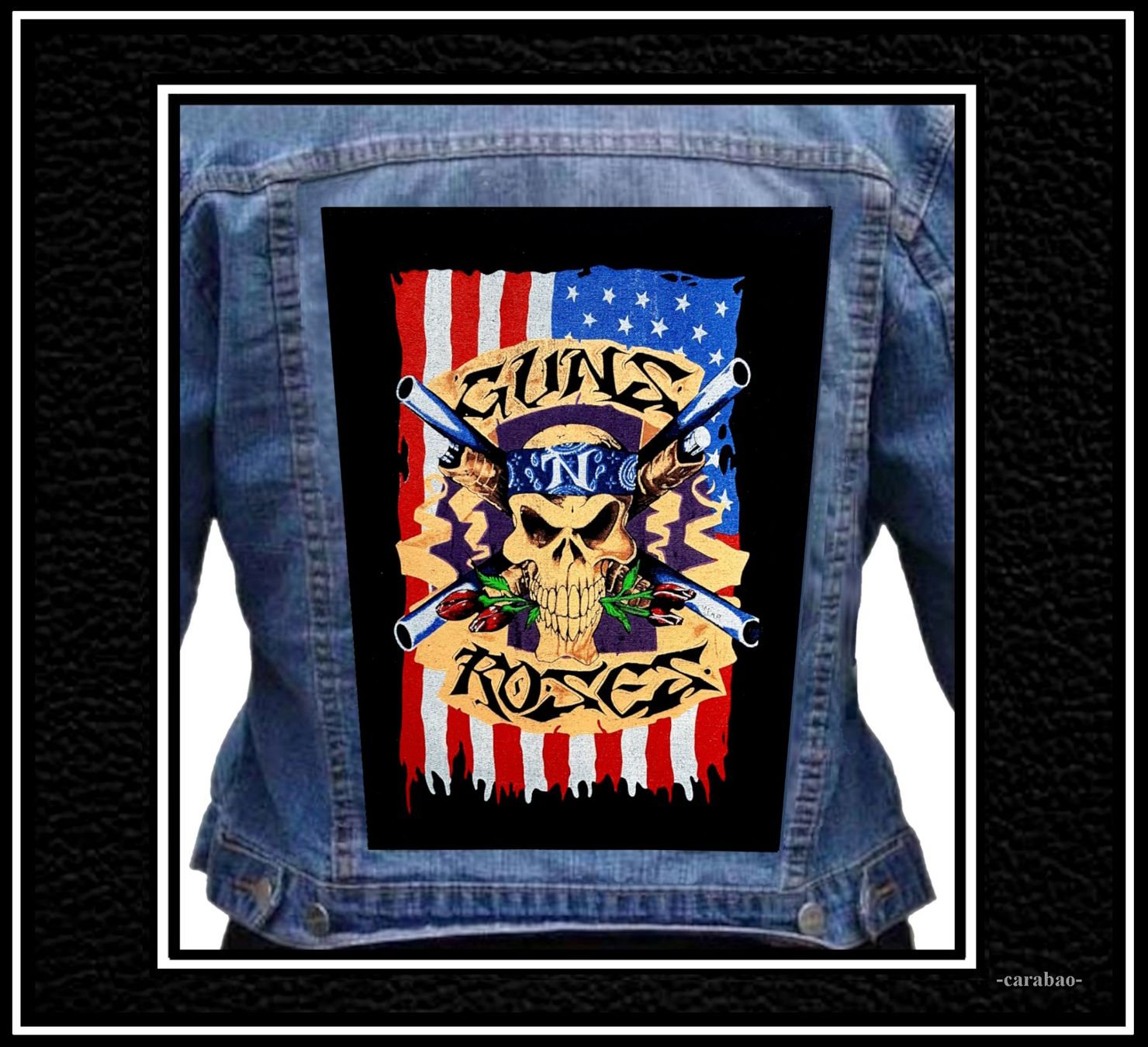 Toppe: Rücken-Aufnäher Guns N' Roses / Original Back Patch – Nuovo (secondo la descrizione) da Winterthur venduto da --carabao--