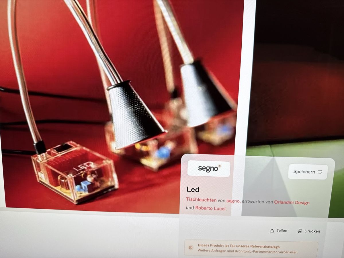 Lampade: Segno Tischleuchte  – Usato da Glarus venduto da Box3 4