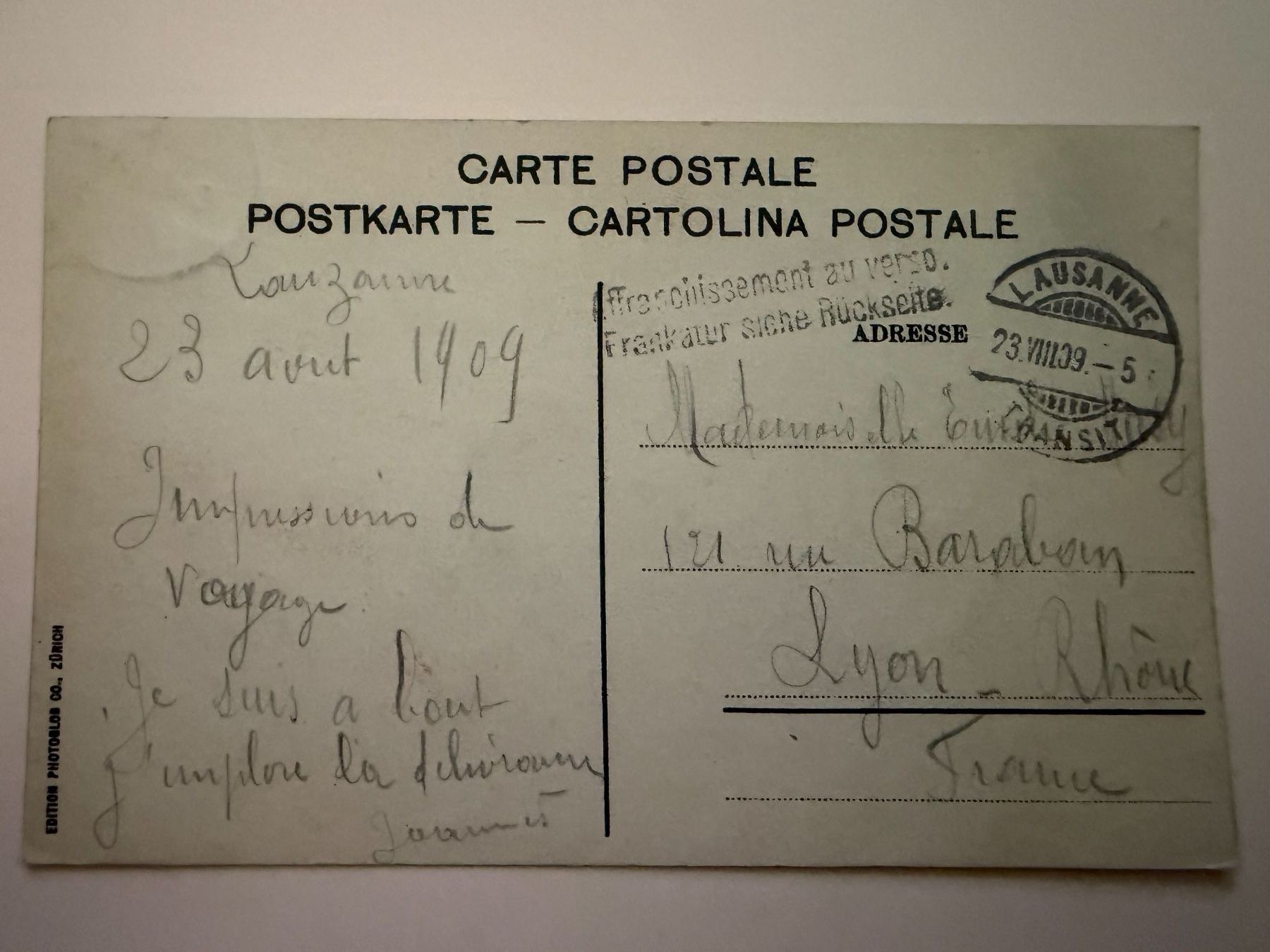 Cartoline postali: Bern - Bundeshaus 1909  - Ansichtskarte – Usato da Tegerfelden venduto da siebenmacky 1
