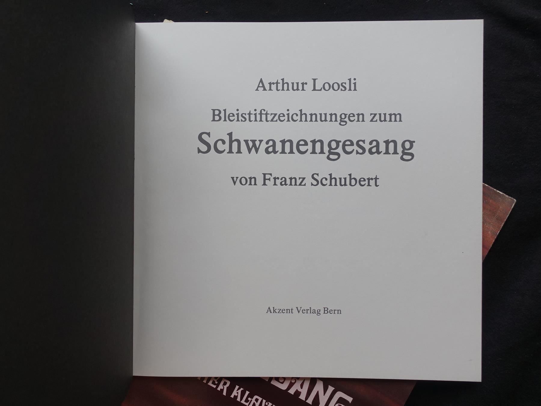 Schallplatten: Schwanengesang Grenacher/Loosli - selten – Gebraucht aus Gutenswil von Optico 6
