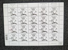 Briefmarken 200 Jahre Fahrrad 20er Bogen ungebraucht
