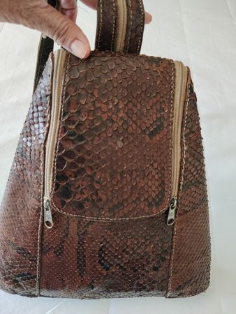 Vintage Snake Backpack bag