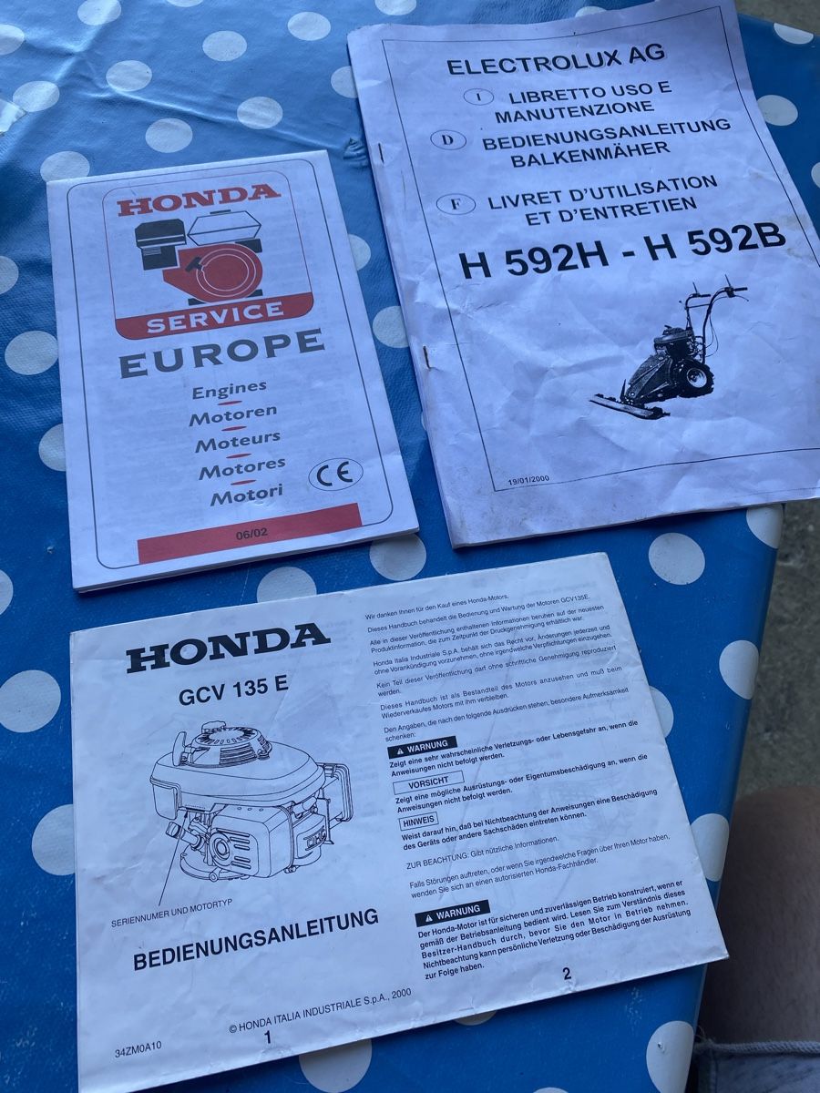 Honda Tutte le macchine: Balkenmäher HONDA GCV 135 E – Difettoso da Stüsslingen venduto da leo_nzh6 3
