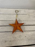 Weihnachtsstern zum Aufhängen am Weihnachtsbaum, ca. 9x9 cm