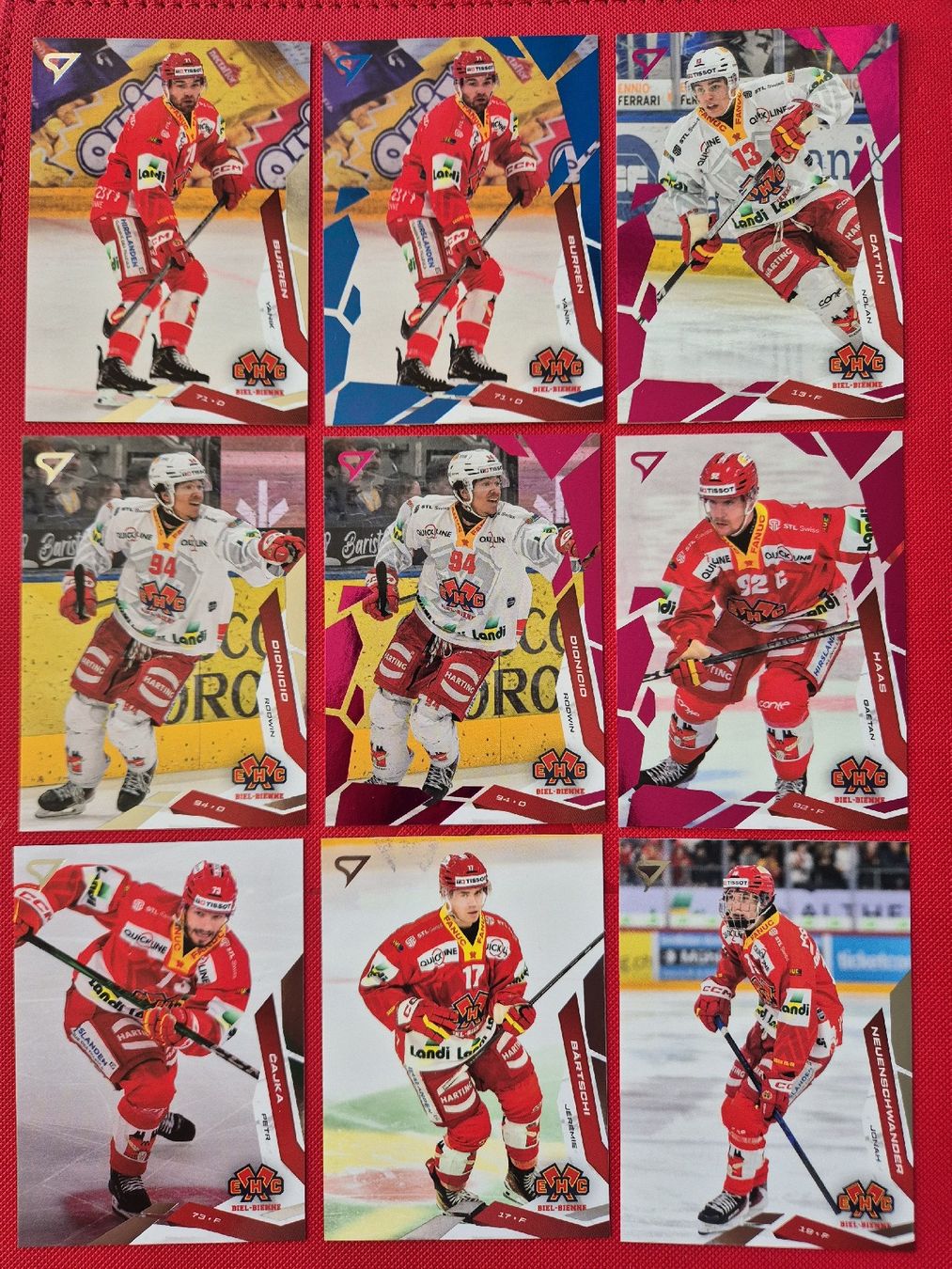 Sportzoo Carte collezionabili: Cartes de hockey EHC  Bienne. – Usato da Belfaux venduto da Kikbog 1