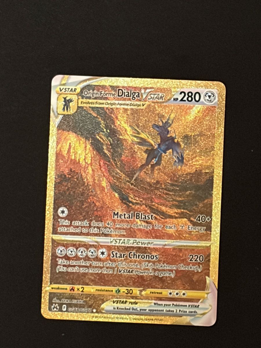 Pokémon Sammelbilder & Trading cards: Dialga Vstar (Crown Zenith) – Gebraucht aus Breitenbach von jam_b886