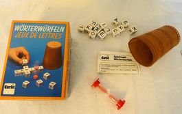 Vintage Carlit Wörterwürfeln - Würfelspiel für die Familie
