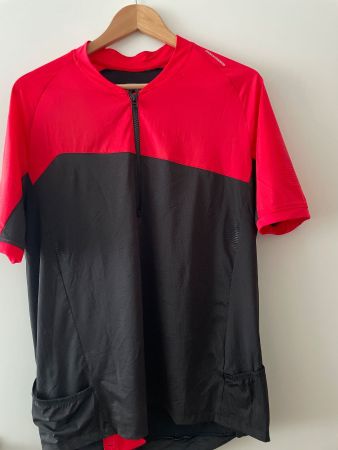 ROCKRIDER Bike Trikot, Grösse XL, schwarz/rot