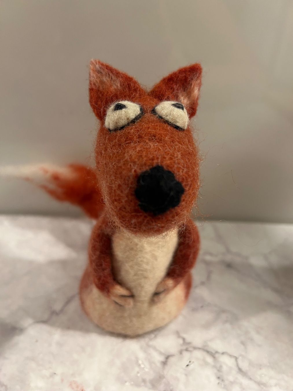Statuette: Filztier Fuchs Filz Tier – Usato da Basel venduto da toy_t8bb