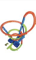 Hot Wheels Rennbahn Track mit Loopings, Top Zustand!