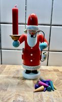 Erzgebirge Räuchermännchen Weihnachtsmann NEU + 180 Kerzli