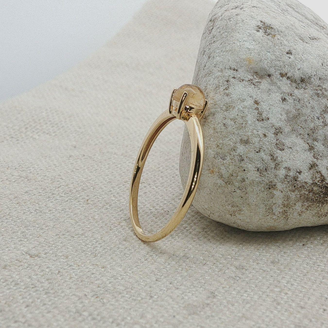 Olga Ribler Anelli: Feiner Silber Ring 925 mit Citrin Grösse 61 – Nuovo (secondo la descrizione) da Luzern venduto da Schmuckoutlet 1