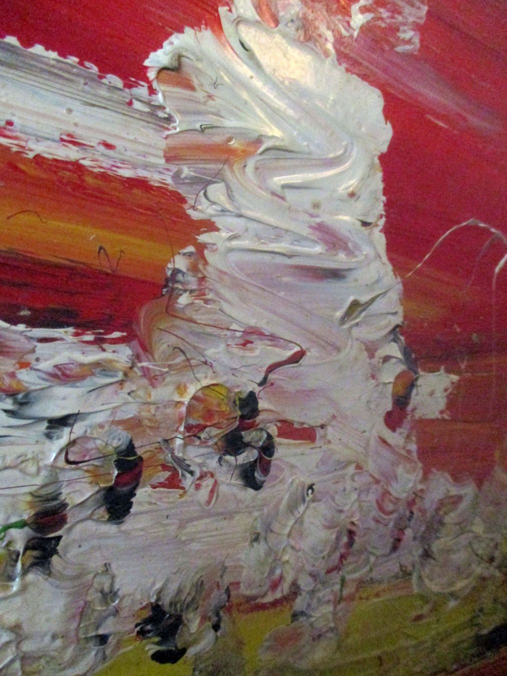 Gemälde: Rouge/Jaune : Expressionnisme abstrait – Gebraucht aus Petit-Lancy von kine 4
