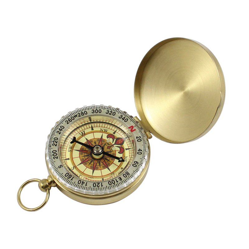 GPS & Strumenti di misurazione: ✅ NEU Klassiker messinggelber Kompass – Nuovo e nell'imballaggio originale da Wittenbach venduto da ChinaSeidenstrasse 4