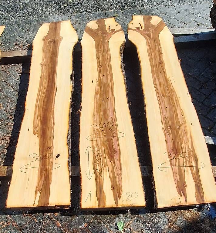 Articoli in legno: Apfelholzbretter 80mm 3 Stück – Usato da Waldkirch venduto da bauprofi87