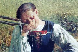 GIOVANNI SEGANTINI (Swiss, 1858-1899) Truebschachen, 1982