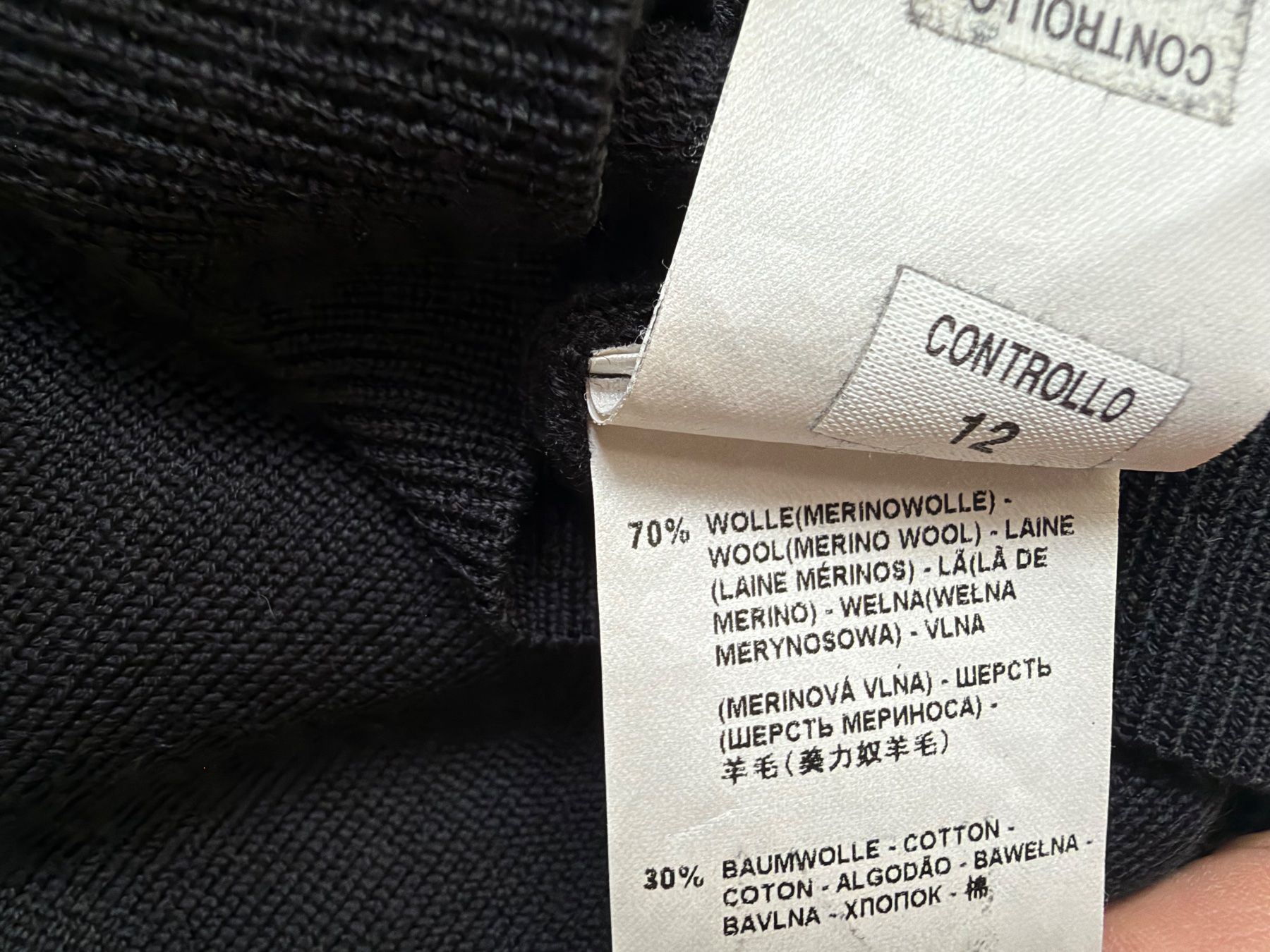 Brax Maglioni & Felpe: Brax Wollpullover Schwarz Gr. M – Usato da Buchs SG venduto da VintageHomeCH 3