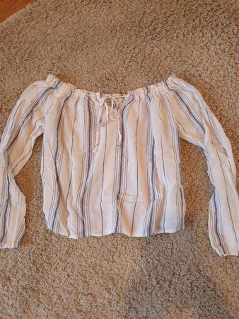 Hollister Sommer Bluse, Gr. S, gestreift
