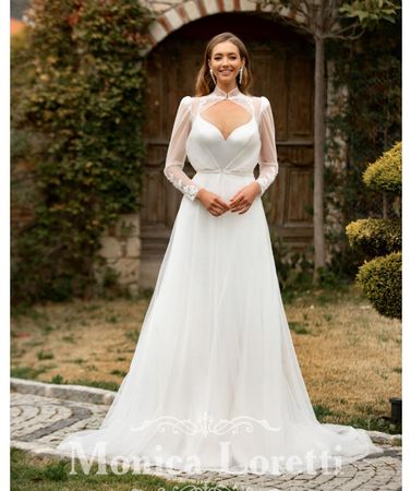 Brautkleid / Cape / Überrock