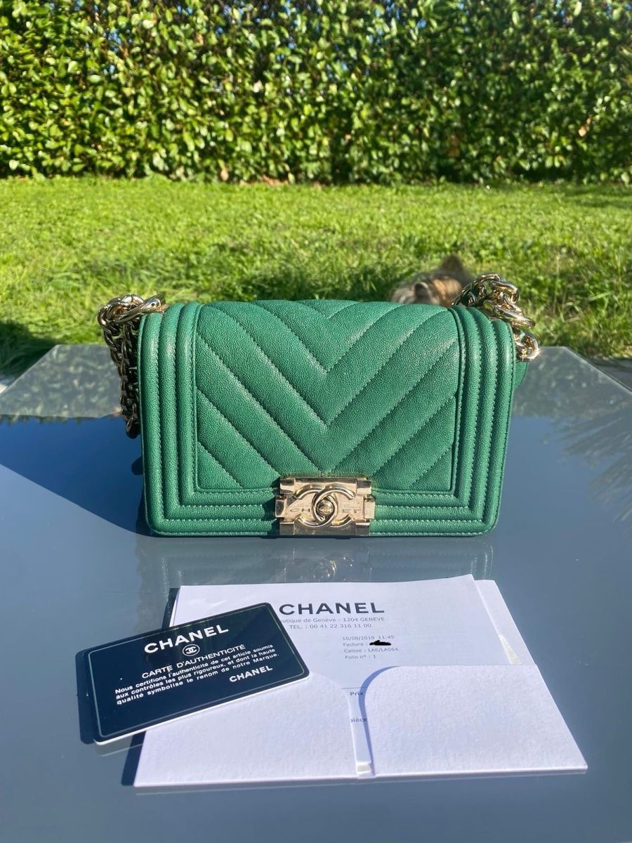 Borse da donna: Chanel boy avec facture – Nuovo (secondo la descrizione) da Carouge GE venduto da lia_t7zd