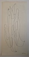 Lill Tschudi Original Zeichnung handsign. 52x24cm topsujets!